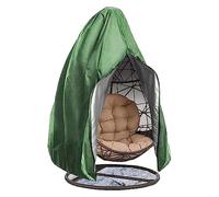 Hanging Chair Cover With Zipper, Swing Chair Hanging Basket Hanging Chair Protective Cover, Swing Egg Chair Cover, Hanging Chair Frame, Anti-dust 210D Oxford - 190x115cm Egg Chair Cover(Vert,231x200cm