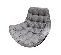 Hanging chair cushion, cushion for poly rattan/rattan hanging swing, upholstery, hanging basket, swing basket, swing cushion, back cushion in the colour graphite