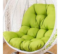 Hanging Chair Cushion Seat Pad, Replacement Cushion for Garden Hanging Swing Outdoor Washable Rocking Chair Seat for Hanging Basket Hammock Chair Basket Back Cushion,Grass green