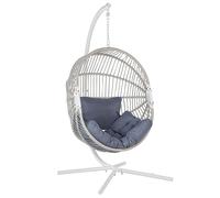 Hanging Chair PE Rattan White ACRI