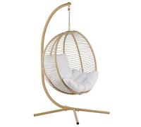 Hanging Chair with Stand ARCO Fabric Beige
