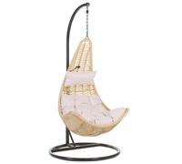 Hanging Chair with Stand ATRI PE Rattan Natural