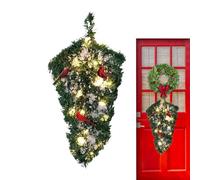 Hanging Christmas Tree with Lights, Decorative Illuminated Christmas Tree | Party Decoration City Dwellers Home Stores Decorations Porch