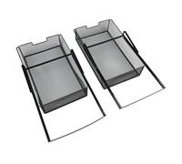 Hanging Closet Drawer, Steel Pull-Out Wardrobe Organizer with Tool-Free Installation for Underwear and Socks Storage, Black, 38x25x12cm, for Bedroom