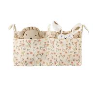 Hanging Crib Storage Bag - Crib Organizer, 2 Storage Pockets for Nursery Room, Independent Partitions | Bunk Bed Accessories for Dorm, for the