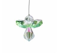 Hanging Crystal Guardian Angel Birthstone Suncatcher Jan to Dec (August- Light Peridot Green)