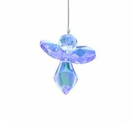 Hanging Crystal Guardian Angel Birthstone Suncatcher Jan to Dec (June- Lilac Purpe Pearl)