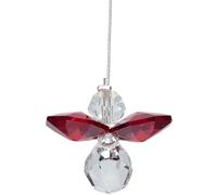 Hanging Crystal Guardian Angel Birthstone Suncatcher JANUARY - GARNET - Embellished with Swarovski Crystals