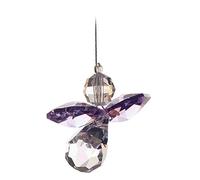 Hanging Crystal Guardian Angel Birthstone Suncatcher JUNE - LIGHT AMETHYST - Embellished with Swarovski Crystals