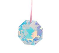 Hanging Crystal Prism Suncatcher, Faceted Colorful Crystal Prism Ornament Window Rainbow Maker Geometric Crystal Pendants for Christmas Photography, (Colorful)