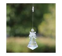 Hanging Crystals Prisms 1PCS Hanging Crystal Ball Prism Handmade Pendant Hangings Crystals for Decoration(40mm)