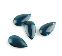 Hanging Crystals Prisms 50pcs Blue 38mm Drop Prisms For Crystal Chandelier Pendant Hanging Decoration Hangings Crystals for Decoration
