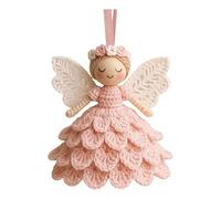 Hanging Decor Ornaments DIY Crochet Material Kit Little Decoration Kit Tree Cute Knitted Pendant Wool Ornaments Glass Garland Hanger Decorations for Home