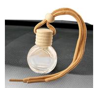 Hanging Diffuser | Empty Glass Bottles | Refillable Car Perfume Fials | Clear Bottle Ornament for Trash Oils DIY Fragrance Portable Diffuser P
