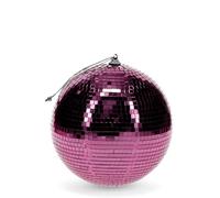 Hanging disco ball (15cm) - Pink