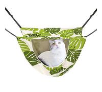 Hanging Double-Tier Soft Hammock for Cat Cages, Cozy Resting Spot for Kittens, Rabbits, or Tiny Pets, Suitable Year-Round Indoor Use, Easy Setup, for Living Room, Bedroom, Balcony, Multicolor