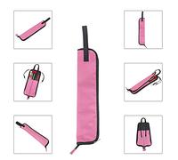 Hanging Drumstick Portable Handbag - Comfortable Drum Stick Holder for Courteous Accessories - Irin 5 Colors (Brown) (Red) (Green) (Blue) (Pink)