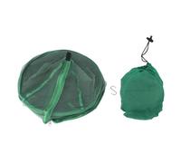 Hanging Drying Mesh Green Dust Proof Elastic Foldable Drying Net for Fish Food Vegetable Camping Kitchen Green