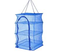 Hanging Drying Net, 4 Layer Mesh Collapsible Drying Rack, Hanging Organizer Storage Basket Dry Drying Net for Herbs Plant, Camping Folding Mesh Hanging Dry Rack for Tableware,Fruits,Vegetables,Foods