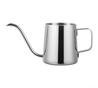 Hanging Ear Compatible Coffee Kettle Constructed from 304 Stainless Steel with Vertical Spout and Comfortable Heat Resistant Grip (F)