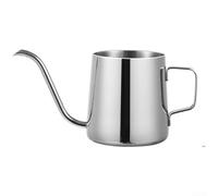 Hanging Ear Compatible Coffee Kettle Constructed from 304 Stainless Steel with Vertical Spout and Comfortable Heat Resistant Grip (E)