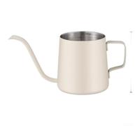 Hanging Ear Compatible Coffee Kettle Constructed from 304 Stainless Steel with Vertical Spout and Comfortable Heat Resistant Grip (H)