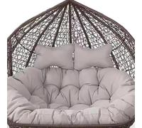 Hanging Egg Chair Cushion for 2 Persons Double Basket Hammock Replacement (59 * 43in)
