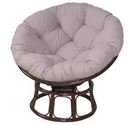 Hanging Egg Chair Cushion Waterproof Rattan Wicker Seat Pad Outdoor Swing Chair Pillow 60x60cm U-Shape Cushion for Garden & Patio Comfort