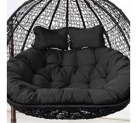 Hanging Egg Chair Cushions with Support Frame - Double Swing Chair Cushion for Hanging Basket and Hammock 150 * 110cm
