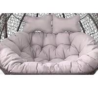 Hanging Egg Chair Cushions with Support Frame - Double Swing Chair Cushion for Hanging Basket and Hammock 150 * 110cm