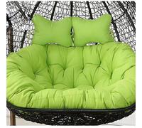 Hanging Egg Chair Cushions with Support Frame - Double Swing Chair Cushion for Hanging Basket and Hammock 150 * 110cm