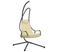 Hanging Egg Chair Folding Manual Steel Porch Swing Relaxation Stand vidaXL