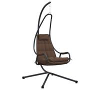 Hanging Egg Chair Foldable Steel Coffee Cushion Indoor/Outdoor 94x107x196cm Seat