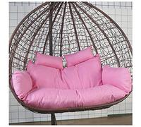Hanging Egg Nest Chair for 2, Waterproof Swing Seat Pads, Removable Rattan Wicker Replacement, Washable Outdoor Patio Fur, Garden Swing Accessories
