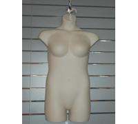 Hanging Female Skin PLUS SIZE Mannequin TORSO BODY FORM DISPLAY BUST