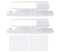 Hanging File Folder Labels 40PCS Suspension File Tabs and Inserts for Quick Identification of Clear Plastic Tab with Repositionable Label Insert