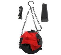 Hanging Fire Flame Light USB Rechargeable LED Fake Campfire Halloween Chris