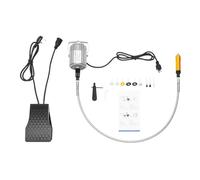 Hanging FlexShaft Mill, 2300RPM Engraving Machine with Foot Pedal & 7 Sanding Discs, Professional Tool for Jewelry Making, Wood Carving, Metal Polishing