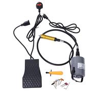 Hanging Flexshaft Mill Motor 380W Multi-Function Electric Grinder Soft Flexible Drill 220V 6mm Mill Motor Hanging Flex Shaft Design & Repair Jewelry Tool kit for Craft Projects Creations Grinding