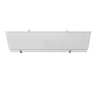 Planter Prosperplast Hooks Rattan Texture White DRL600PW-S449