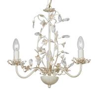 Loops Hanging Flush Ceiling Pendant 3 Light CREAM GOLD Chandelier Lamp Bulb Holder Loops Multicolor