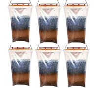 Hanging Fly Trap Bags, 6 Pack Fly Traps Catcher Killer with Fly Bait For Pest Control, Fly Catcher Trap Kills Up to 20,000 Flies for Outdoor Garden, Farm, Horse Barn