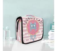 Hanging Foldable Toiletry Cosmetic Bag Cool Pretty Funny Cat Kitty Makeup Travel Organizer Bags Case for Women Girls Bathroom