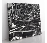 Hanging Garden by Paul Nash Canvas Wall Art Print 20x20 Inch