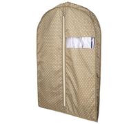 Hanging Garment Bags, Large Garment Bags for Hanging Clothes, Washable Coat Covers for Closet with Clear Window for Jackets, Shirts(Yellow,60x100cm/24x39in)