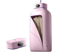 Hanging Garment Steamer Garment Hanger for Steaming Clothes Automatic Ironing Machine Collapsible Automatic drying machine(Rose)