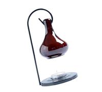 Hanging Glazed Ceramics Essential Oil Burners Aromatherapist Diffuser Tealight Holder with Iron Stand Home Decors Tealight Holder