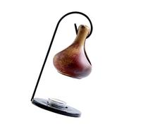 Hanging Glazed Ceramics Essential Oil Burners Aromatherapist Diffuser Tealight Holder With Iron Stand Home Decors Hanging Aromatherapies Diffuser