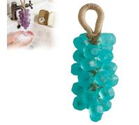 Hanging Grape Soap on a Rope,Handmade Grape Shaped, Soap with Coconut Oil Base,Natural Fruit Extract Hanging,Hand Wash & Gifting (1pcs-d)