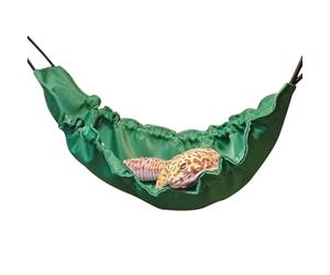 Hanging Hammock - Lizard Hammock with Strong Suction Cup | Dragon Barbu Gecko Axolotl Anolis Accessories | Lounger Swing Sweet Comfort Habitat Terrarium Durable Home Decoration Exotic